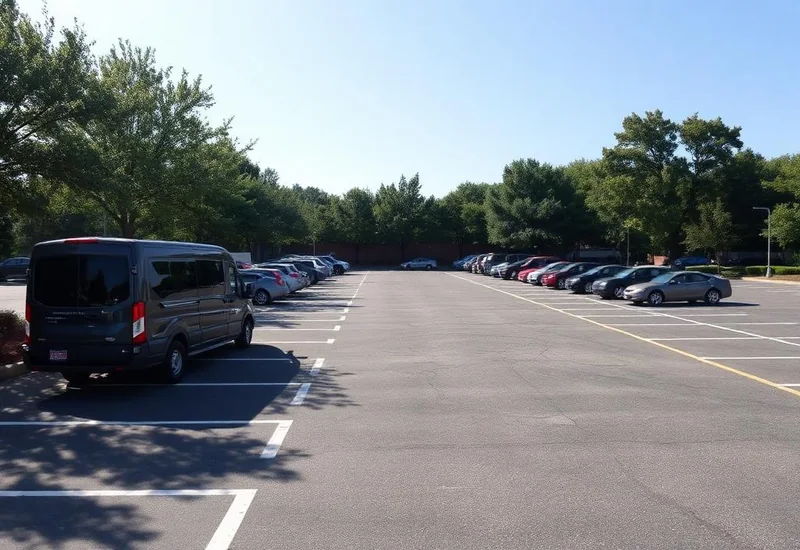 Atrium Lot parking area